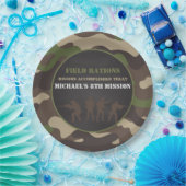 Assiettes En Carton Plaques de fête d'anniversaire de l'armée (Fête)