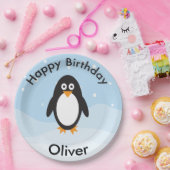 Assiettes En Carton Plaques de fête d'anniversaire Penguin pour l'anni (Fête)