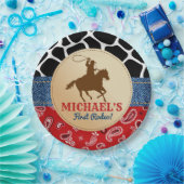 Assiettes En Carton Plaques de fête d'anniversaire Rodeo Cowboy (Fête)