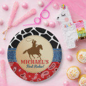 Assiettes En Carton Plaques de fête d'anniversaire Rodeo Cowboy (Fête)