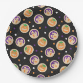 Assiettes En Carton Plaques de fête de biscuits d'Halloween (Devant)