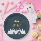 Assiettes En Carton Plaques de fête de camping / Round (Fête)