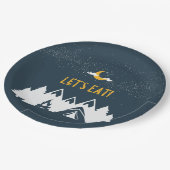 Assiettes En Carton Plaques de fête de camping / Round (Angle)