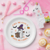 Assiettes En Carton Plaques de fête de Candy Ghost (Fête)