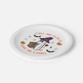 Assiettes En Carton Plaques de fête de Candy Ghost (Angle)