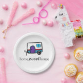 Assiettes En Carton Plaques de fête de ménage mignonnes (Fête)