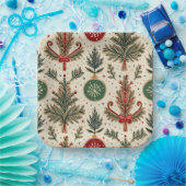 Assiettes En Carton plaques de fête de noël (Fête)