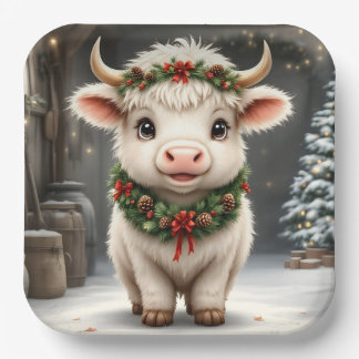 Assiettes En Carton Plaques de fête de vacances Highland