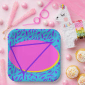 Assiettes En Carton Plaques de fête des années 90 (Fête)