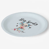 Assiettes En Carton Plaques de fête d'Halloween Décor Voodoo Éffrayant (Angle)