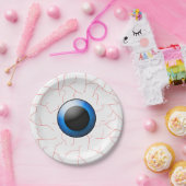 Assiettes En Carton Plaques de fête d'Halloween Eyeball Creepy (Fête)