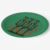 Assiettes En Carton Plaques de fête Feliz Navidad (Angle)