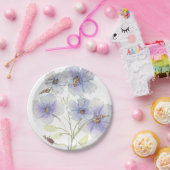 Assiettes En Carton Plaques de fête fleur sauvage (Fête)