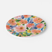Assiettes En Carton Plaques de fête florale du printemps (Angle)