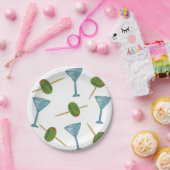 Assiettes En Carton Plaques de fête Martini (Fête)