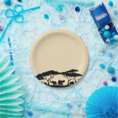 Assiettes En Carton Plaques de fête Safari (Fête)