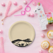 Assiettes En Carton Plaques de fête Safari (Fête)