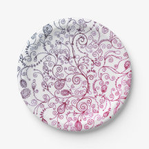 Plaques de fête tendance