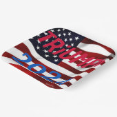 Assiettes En Carton Plaques de fête TRUMP - "TRiUMPh 2024" (Angulaire)