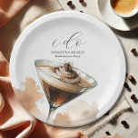 Assiettes En Carton Plaques de Fêtes des mariées jetables Thème Espres<br><div class="desc">Ces charmantes assiettes jetables de bachelorette disposent d'un expresso martini avec les mots "I Do" mis dans la typographie de script. Utilisez les champs modèle pour ajouter votre texte personnalisé. Commandez de petites quantités de mariage en vrac et de plaques de papier de douche nuptiale. Pour voir plus de vaisselle...</div>