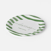 Assiettes En Carton Plaques de graduation modernes peintes en vert (Angle)