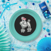 Assiettes En Carton Plaques de la fête de caniche (Fête)