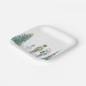 Assiettes En Carton Plaques de la fête des noisettes - Pastel (Angulaire)