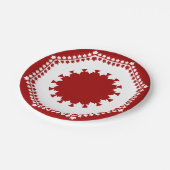 Assiettes En Carton Plaques de la fête du Canada Plaques de papier feu (Angle)