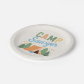 Assiettes En Carton Plaques de la fête du garçon (Angle)