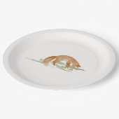 Assiettes En Carton Plaques de la fête Fox (Angle)
