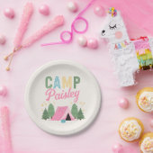Assiettes En Carton Plaques de la Fille de la Fête de Camping (Fête)