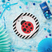 Assiettes En Carton Plaques de la partie Ladybug triées (Fête)