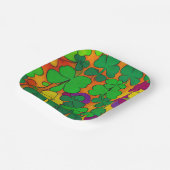 Assiettes En Carton Plaques de la Saint Patrick avec Shamrock (Angulaire)