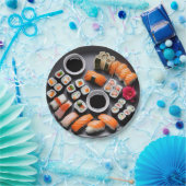 Assiettes En Carton Plaques de la soirée de papier sushi (Fête)