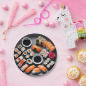 Assiettes En Carton Plaques de la soirée de papier sushi (Fête)