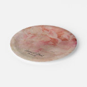 Assiettes En Carton Plaques de mariage vidées florales (Angle)