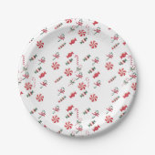 Assiettes En Carton Plaques de Noël (Devant)