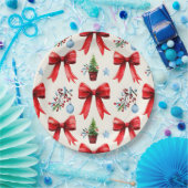 Assiettes En Carton Plaques de Noël Coquette (Fête)