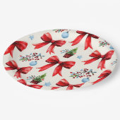 Assiettes En Carton Plaques de Noël Coquette (Angle)