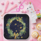 Assiettes En Carton Plaques de Noël fantaisie (Fête)