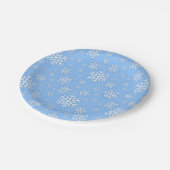 Assiettes En Carton Plaques de Noël Snowflon (Angle)