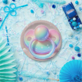 Assiettes En Carton Plaques de pacificateur arc-en-ciel (Fête)