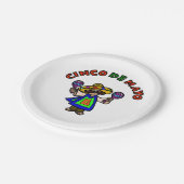 Assiettes En Carton Plaques de papeterie Cinco de Mayo (Angle)