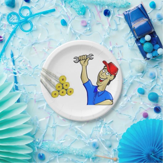 Assiettes En Carton Plaques de papier (Fête)