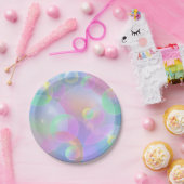 Assiettes En Carton Plaques de papier 7 "- Conception de bulles (Fête)