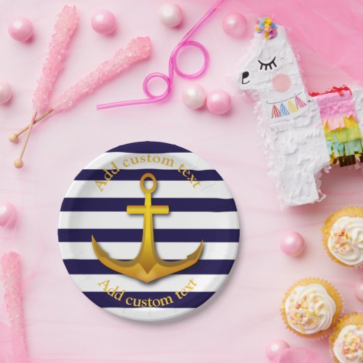 Assiettes En Carton Plaques de papier à Ancre automatique (Fête)