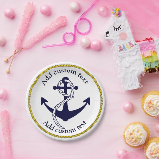 Assiettes En Carton Plaques de papier à Ancre automatique (Fête)