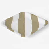 Assiettes En Carton Plaques de papier à barres croisées (Angulaire)