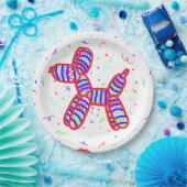 Assiettes En Carton Plaques de papier à bille pour chien (Fête)