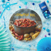 Assiettes En Carton Plaques de papier à ébullition à poisson-scie (Fête)